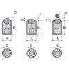 INDEXA FC16 M8X12mm SZORÍTÓ HERNYÓCSAVAR GÖMBVÉGŰ IND4252615D