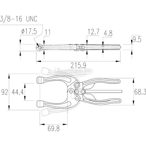 INDEXA HH318SF FOGÓ TÍPUSÚ GYORSSZORÍTÓ IND4434550K