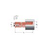 INDEXA HLR-40X127 PIROS PRÉSRUGÓ NAGY TEHERBÍRÁSÚ IND4601678K