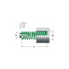 INDEXA LLG-25X102 ZÖLD PRÉSRUGÓ KIS TEHERBÍRÁSÚ IND4608448C