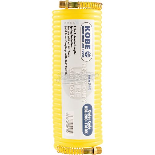 KOBE 1/4" X 25FT NEJLON LEVEGŐS TÖMLŐ KBE2801140K