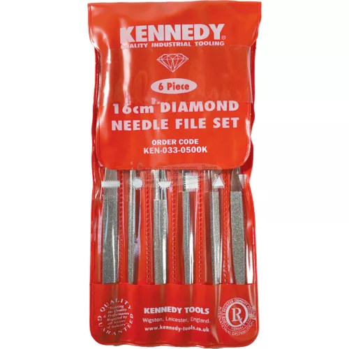 KENNEDY 16CM GYÉMÁNT TŰRESZELŐ KÉSZLET 120/140 SZEMCSE-6db-OS KEN0330500K