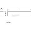 KENNEDY 1/4"X3/8"X4" TÉGLALAP SZELVÉNYŰ BETÉTKÉS HSS-CO5% KEN0905110K