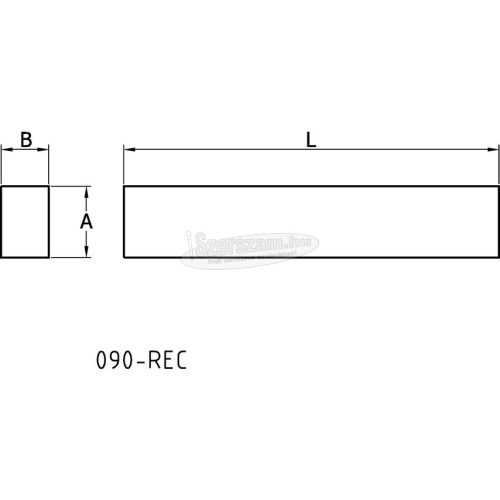 KENNEDY 3/8"X5/8"X6" TÉGLALAP SZELVÉNYŰ BETÉTKÉS HSS-CO5% KEN0905170K
