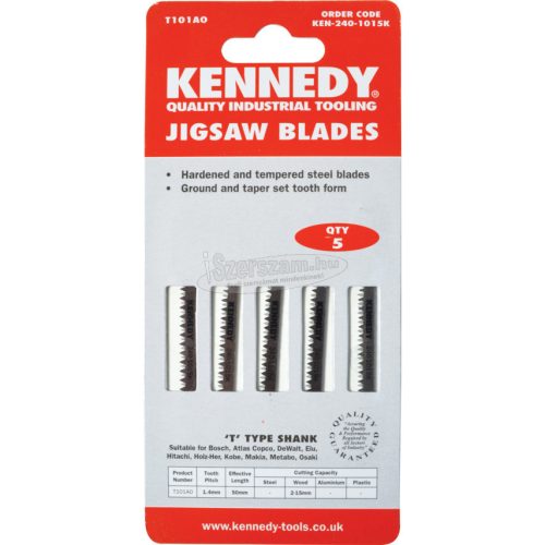 KENNEDY SZÚRÓFŰRÉSZ LAPOK (MEGFELEL BOSCH T101AO) PKT-5 KEN2401015K