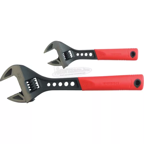 KENNEDY 8"/12" puha fogású állítható csavarkulcs készlet 2 részes, foszfatált KEN5010640K