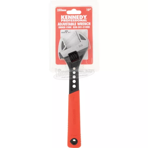 KENNEDY 250MM/10" PUHA FOGÁSÚ ÁLLÍTHATÓ CSAVARKULCS, FOSZFATÁLT KEN5013100K