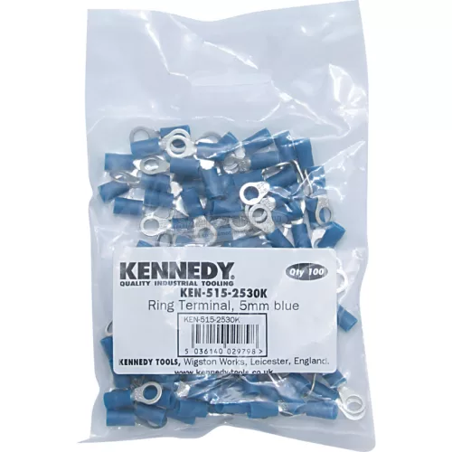 KENNEDY 12,00mm KÉK GYŰRŰS KÁBELSARU (100db/CS) KEN5152570K