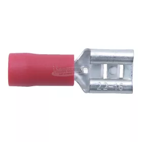   KENNEDY 6,30mm KÁBELSARU LAPOS 'ANYA' CSATLAKOZÓVAL PIROS (100db/CS) KEN5153000K