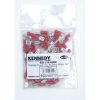 KENNEDY 6,30mm KÁBELSARU LAPOS 'ANYA' CSATLAKOZÓVAL PIROS (100db/CS) KEN5153000K