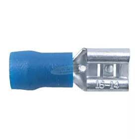   KENNEDY 6,30mm KÁBELSARU LAPOS 'ANYA' CSATLAKOZÓVAL KÉK (100db/CS) KEN5153010K