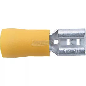   KENNEDY 6,30mm KÁBELSARU LAPOS 'ANYA' CSATLAKOZÓVAL SÁRGA (100db/CS) KEN5153020K