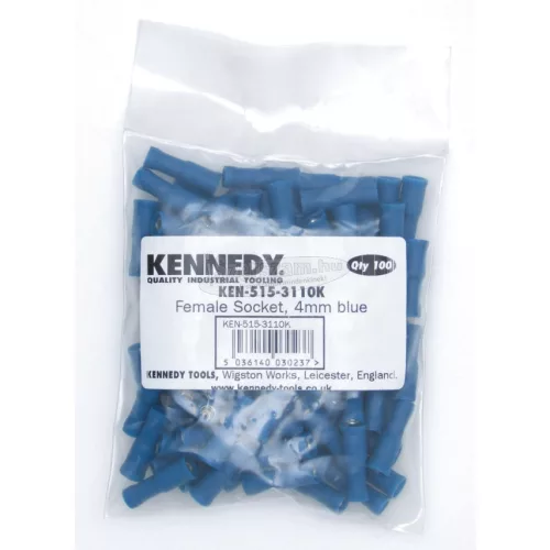 KENNEDY 4,00mm KÁBELSARU 'ANYA' ALJZATTAL KÉK (100db/CS) KEN5153110K