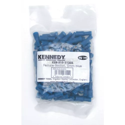 KENNEDY 5,00mm KÁBELSARU 'ANYA' ALJZATTAL KÉK (100db/CS) KEN5153120K