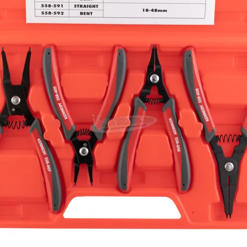 KENNEDY 10-65mm RUGÓS SEEGER-GYŰRŰ FOGÓ KÉSZLET (4db-OS) KEN5586090K