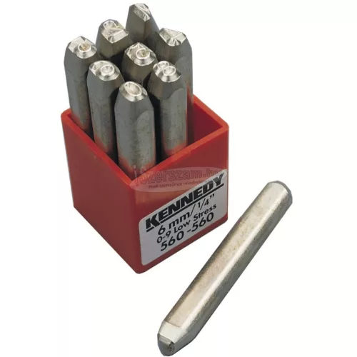 KENNEDY 3,0mm SZÁMBEÜTŐ KÉSZLET TÖRÉKENY ANYAGOKHOZ (9db-OS) KEN5605300K