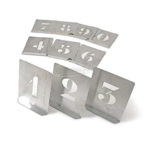 KENNEDY 70mm ACÉL STENCIL SZÁMOK (10db-OS KÉSZLET) KEN5610700K
