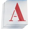 KENNEDY 60mm ACÉL STENCIL BETŰK (26db-OS KÉSZLET) KEN5612600K