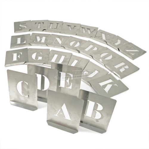 KENNEDY 200mm CINK STENCIL BETŰK (26db-OS KÉSZLET) KEN5613200K