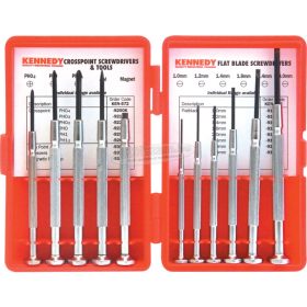   KENNEDY 11db-OS PRECÍZIÓS CSAVARHÚZÓ & SZERSZÁM KÉSZLET KEN5729050K