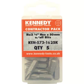   KENNEDY PH2 KERESZTHORNYOS CSAVARHÚZÓ BIT 1/4" HATSZÖG ILLESZTÉSSEL KEN5731625K