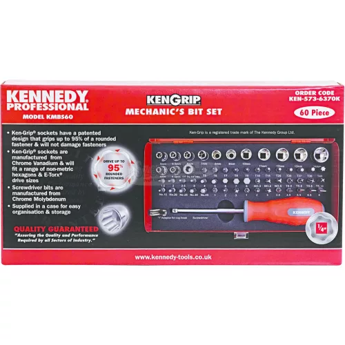 KENNEDY 60db-OS CSAVARHÚZÓ BIT KÉSZLET KEN5736370K