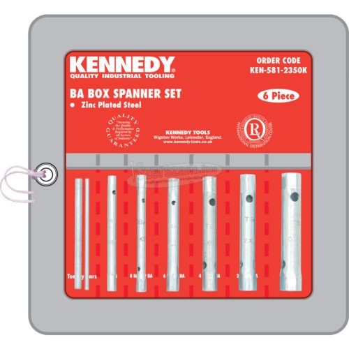 KENNEDY 6db-OS CSŐKULCS KÉSZLET 0-10BA HAJTÓSZÁRAKKAL KEN5812350K