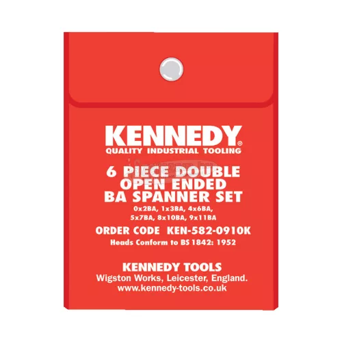 KENNEDY 0-11BA VILLÁSKULCS KÉSZLET 6db-OS KEN5820910K