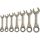 KENNEDY 3/8"-3/4" AF RÖVIDSZÁRÚ RACSNIS CSILLAG-VILLÁSKULCS KÉSZLET KEN5822228K