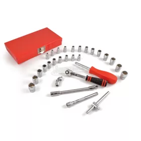   KENNEDY MINI METRIKUS/AF DUGÓKULCS KÉSZLET 1/4" MEGHAJTÓVAL 29db-OS KEN5824895K