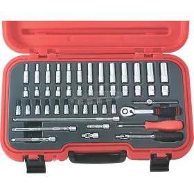   KENNEDY METRIKUS DUGÓKULCS KÉSZLET 1/4" MEGHAJTÓVAL 46db-OS KEN5824897K