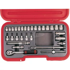   KENNEDY METRIKUS DUGÓKULCS KÉSZLET 3/8" MEGHAJTÓVAL 30db-OS KEN5826170K