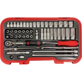   KENNEDY METRIKUS DUGÓKULCS KÉSZLET 3/8" MEGHAJTÓVAL 50db-OS KEN5826180K