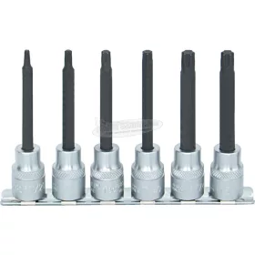   KENNEDY T20-T50 X 95mm TORX FELTŰZHETŐ CSAVARBEHAJTÓ KÉSZLET 3/8" MEGHAJTÓVAL (6db-OS) KEN5826340K