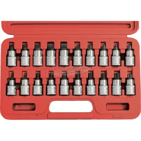   KENNEDY SL+PH+PZ+T FELTŰZHETŐ CSAVARBEHAJTÓ KÉSZLET 1/2" MEGHAJTÓVAL 20db-OS KEN5827890K