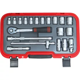   KENNEDY METRIKUS DUGÓKULCS KÉSZLET 1/2" MEGHAJTÓVAL (20db-OS) KEN5827983K