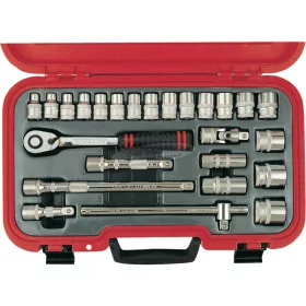  KENNEDY METRIKUS DUGÓKULCS KÉSZLET 1/2" MEGHAJTÓVAL (25db-OS) KEN5827985K