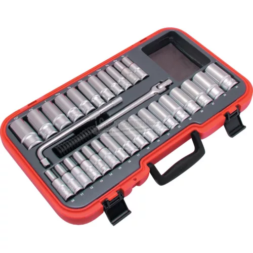 KENNEDY METRIKUS/AF HOSSZÚ DUGÓKULCS KÉSZLET 1/2" MEGHAJTÓVAL (30db-OS) KEN5827997K