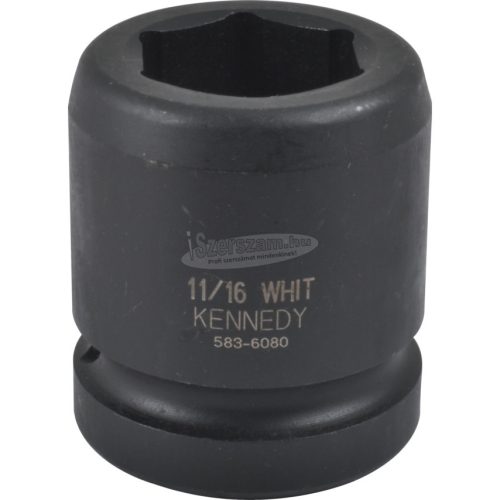 KENNEDY 11/16" WHITWORTH ERŐSÍTETT DUGÓKULCS 1" MEGHAJTÓVAL 6SZÖG KEN5836080K