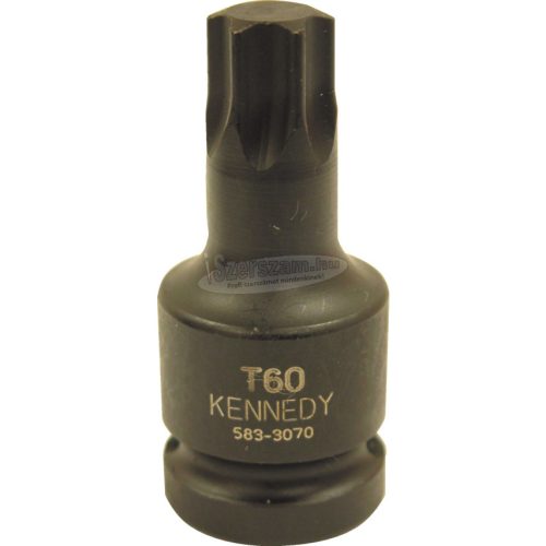 KENNEDY T45 TORX FELTŰZHETŐ ERŐSÍTETT CSAVARBEHAJTÓ 1/2" MEGHAJTÓVAL, KEN5839029K