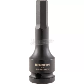   KENNEDY 6szög ERŐSÍTETT FELTŰZHETŐ CSAVARBEHAJTÓ KÉSZLET 1/2" MEGHAJTÓVAL (10db-OS) KEN5839186K