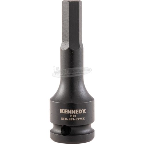 KENNEDY 6szög ERŐSÍTETT FELTŰZHETŐ CSAVARBEHAJTÓ KÉSZLET 1/2" MEGHAJTÓVAL (10db-OS) KEN5839186K