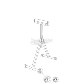   KENNEDY IPARI, ÖNBEÁLLÓ EGYGÖRGŐS TÁMASZTÓ KEN5889020K