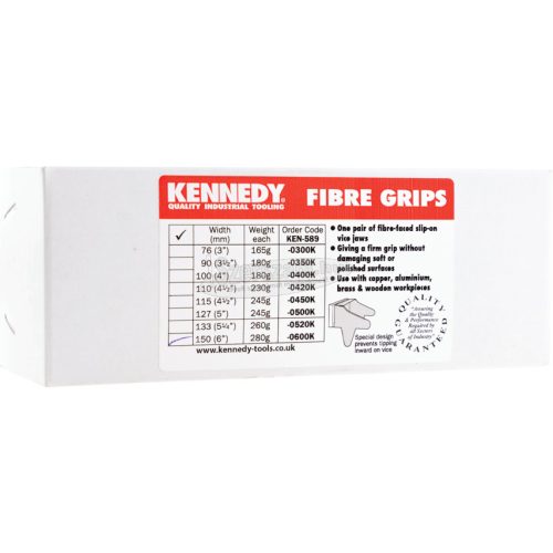 KENNEDY 6" SATUPOFÁK ROSTANYAG SZORÍTÓFELÜLETTEL (1 PÁR) KEN5890600K