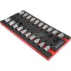 KENNEDY 20 RÉSZES FELTŰZHETŐ CSAVARBEHAJTÓ KÉSZLET 1/2" CSATLAKOZÓVAL SZIVACSBAN M1832 KEN5950210K