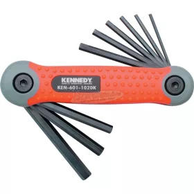   KENNEDY 5/64"-1/4" HATSZÖGKULCS KÉSZLET PRO-TORQ ZSEBKÉS TÍPUSÚ (9db-OS) KEN6011020K