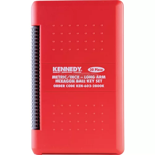 KENNEDY HOSSZÚ HATSZÖGKULCS KÉSZLET MM/AF 20db-OS KEN6022800K