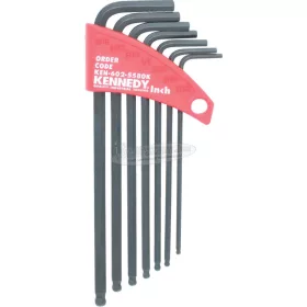   KENNEDY INCHES GÖMBVÉGŰ HATSZÖGKULCS KÉSZLET (7db-OS) KEN6025580K