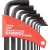KENNEDY INCHES GÖMBVÉGŰ HATSZÖGKULCS KÉSZLET (9db-OS) KEN6025730K