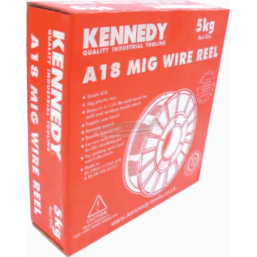 KENNEDY A18 0,60mm LÁGYACÉL MIG HEGESZTŐHUZAL MINI TEKERCS 5,0KG KEN8871960K